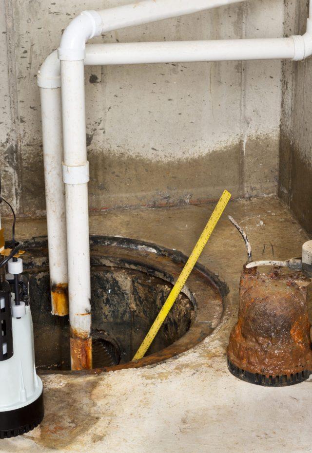 Replacement of old sump pump